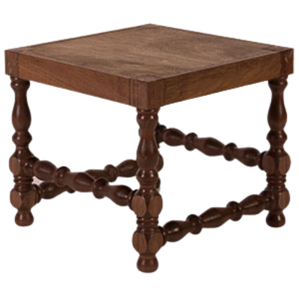 Mesa com Pés Torneados Lateral