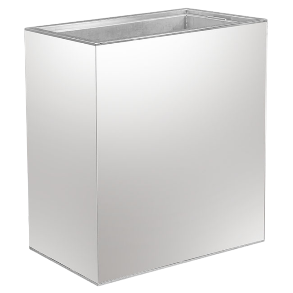 Carrinho de Bebida Acrílico Espelhado com Cuba Inox