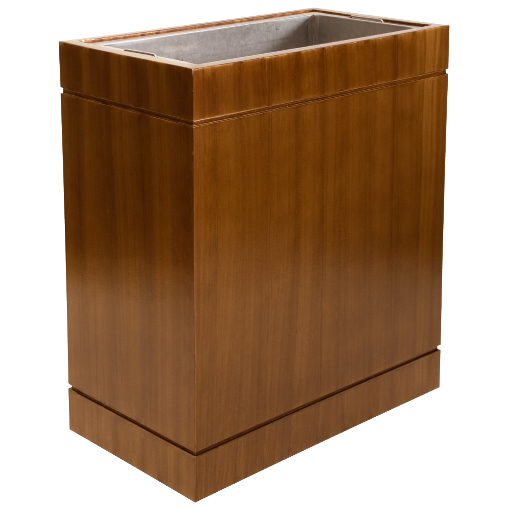 Carrinho de Bebida Ouro Velho Escuro Com Cuba Inox