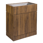 Carrinho de Bebida Texturizado Madeira