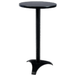 Bistrô Alto Base Preta com Tampo Laca