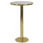 Bistrô Dubai Alto Ouro com Tampo Mármore Branco
