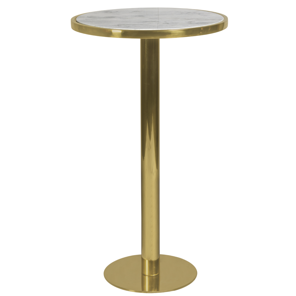 Bistrô Dubai Alto Ouro com Tampo Mármore Branco