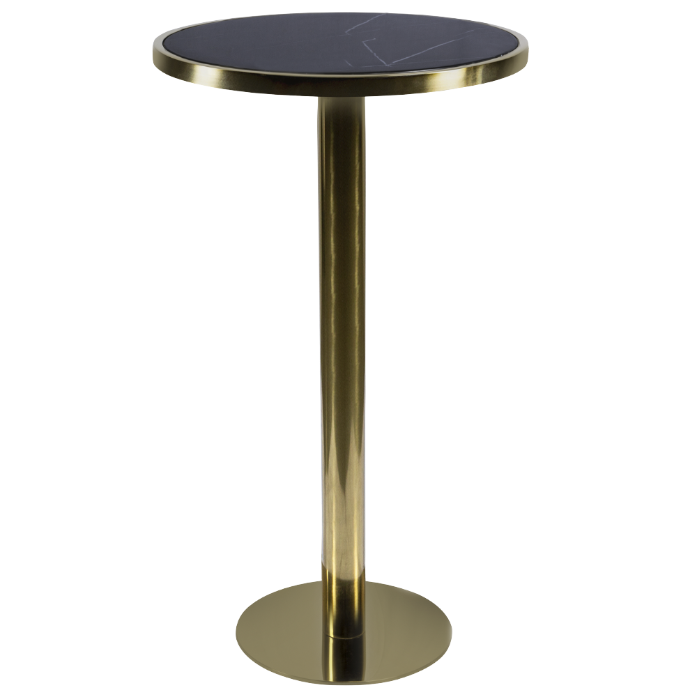 Bistrô Dubai Alto Ouro com Tampo Mármore Preto
