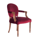 Poltrona Belle Époque Veludo Especial Bordo