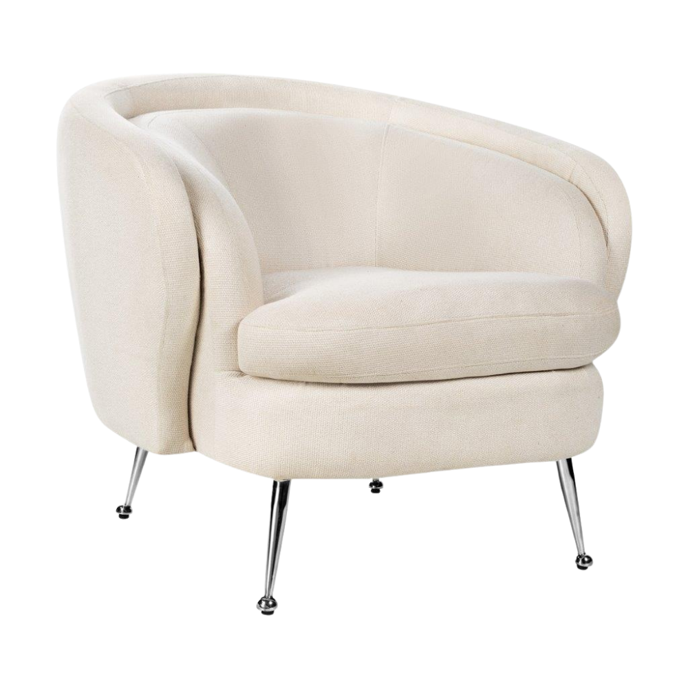 Poltrona Bruna Off White