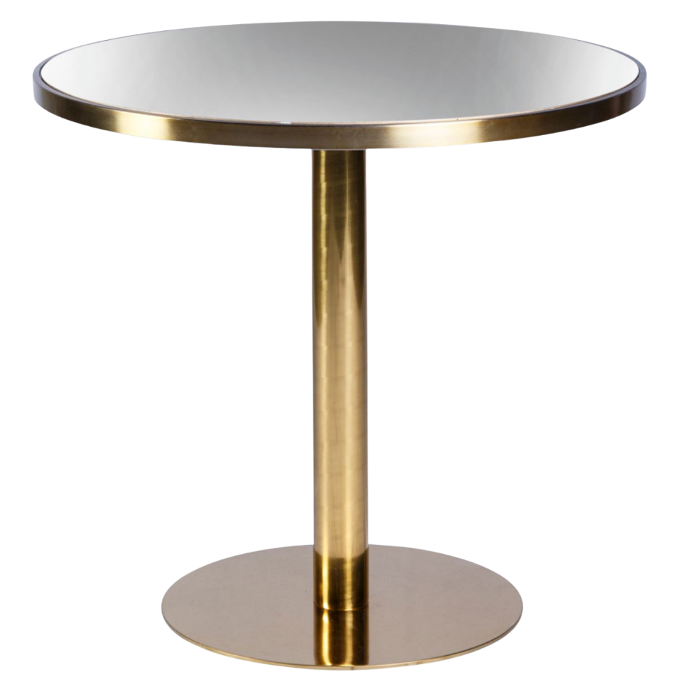 Bistrô Dubai Baixo Ouro com Tampo Espelho