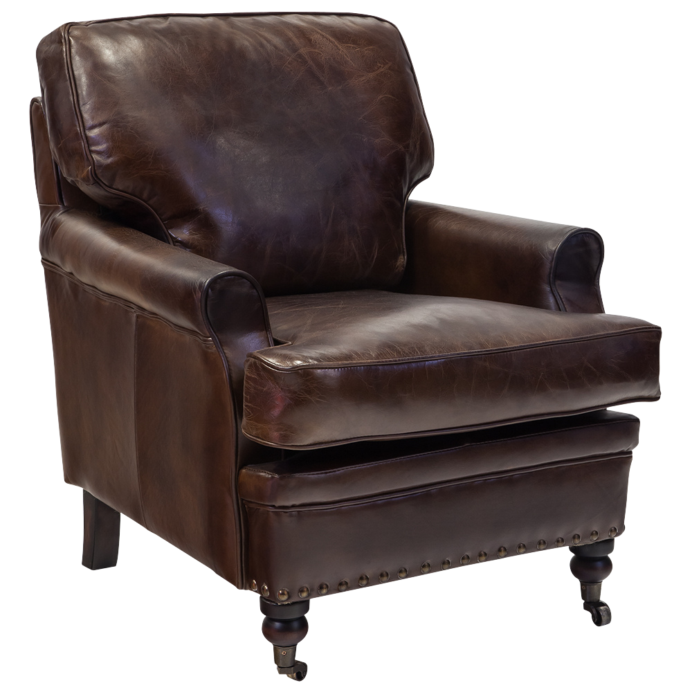 Poltrona Couro Havanna