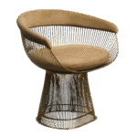 Poltrona Dore Veludo Caramelo