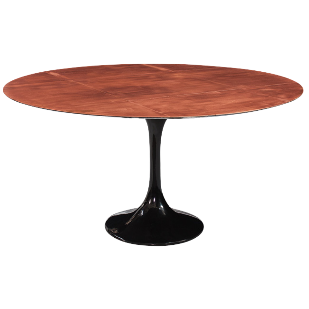 Bistrô Sari Preto com Tampo Cobre