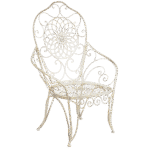 Poltrona Jardin Des Tuileries Ferro Off White