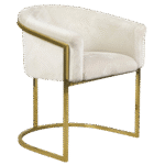 Poltrona Gucci com Capa Veludo Off White