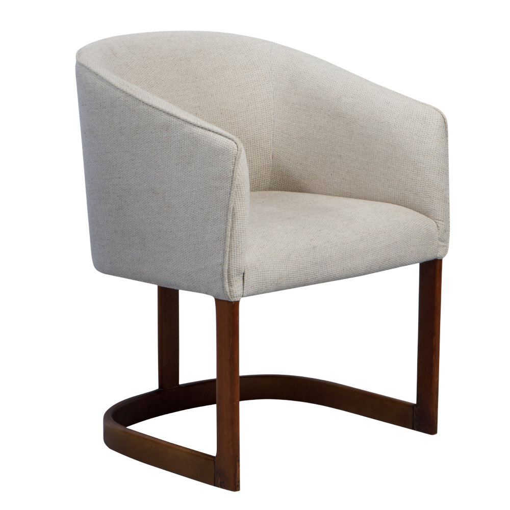 Poltrona Marcela Linho Bege