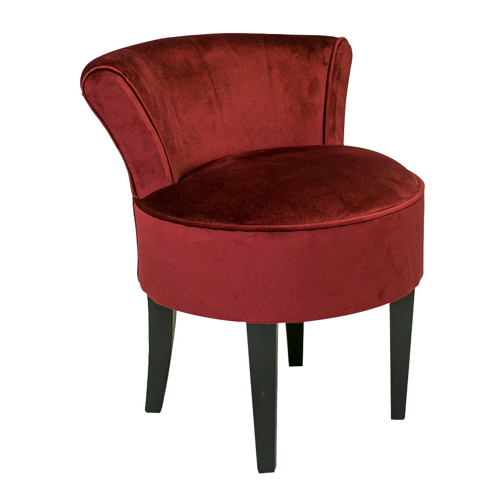 Poltrona Mignon Veludo Especial Bordo