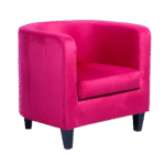 Poltrona PAT Capa Veludo Fucsia