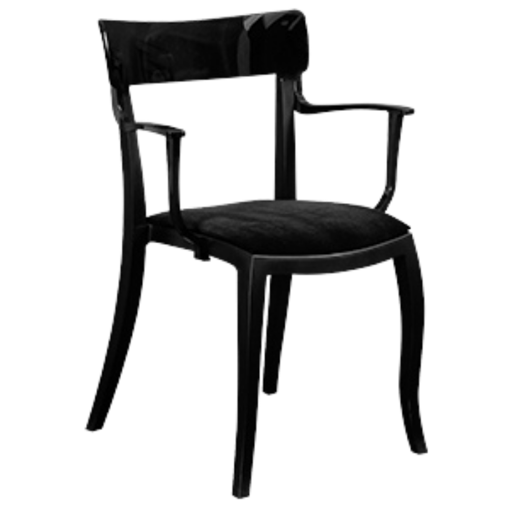 Cadeira Duomo Preto(a) com Braço