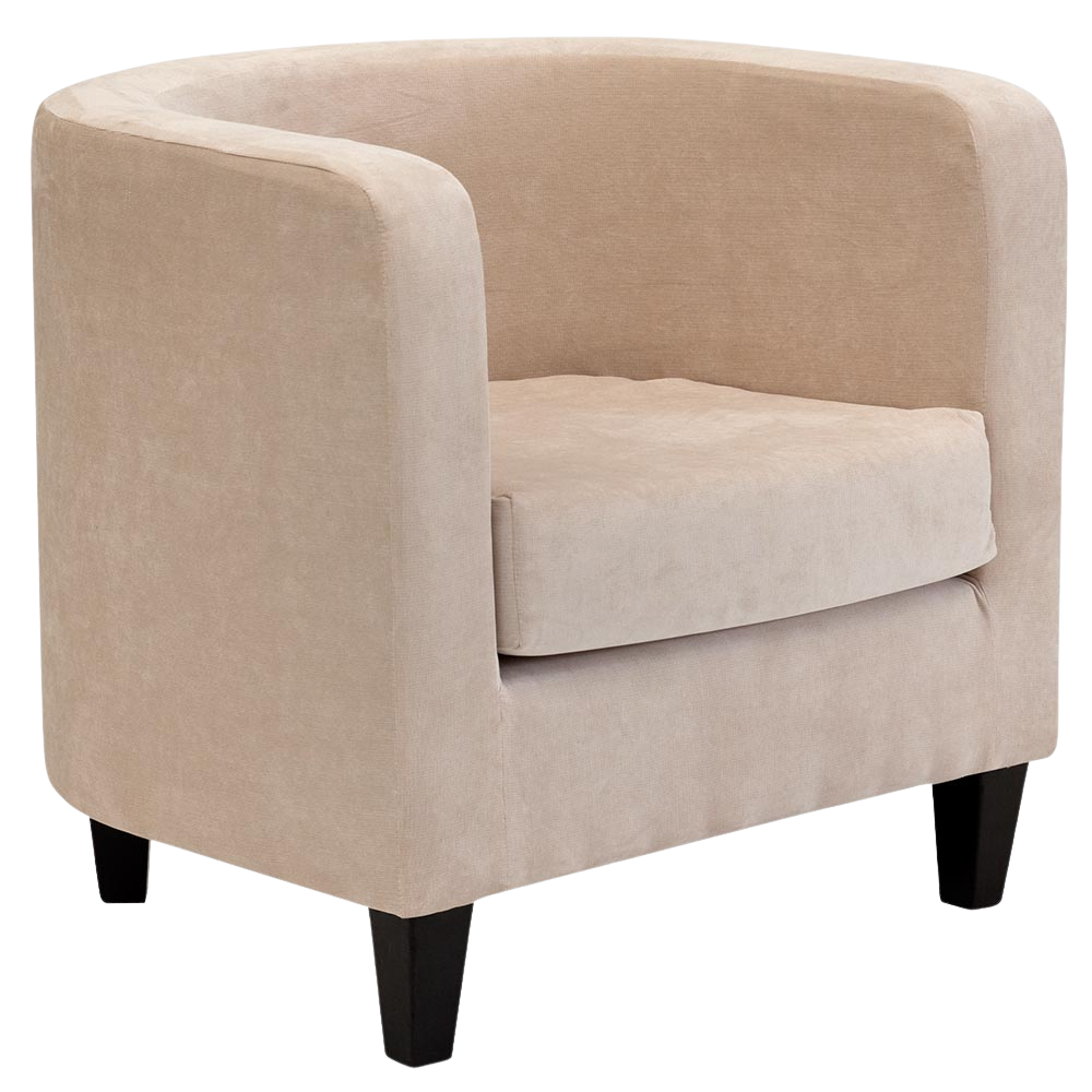 Poltrona Pat Capa Veludo Andorra Cru