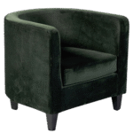 Poltrona Pat Capa Veludo Inca Verde