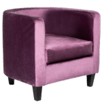 Poltrona Pat Capa Veludo Soft Roxo