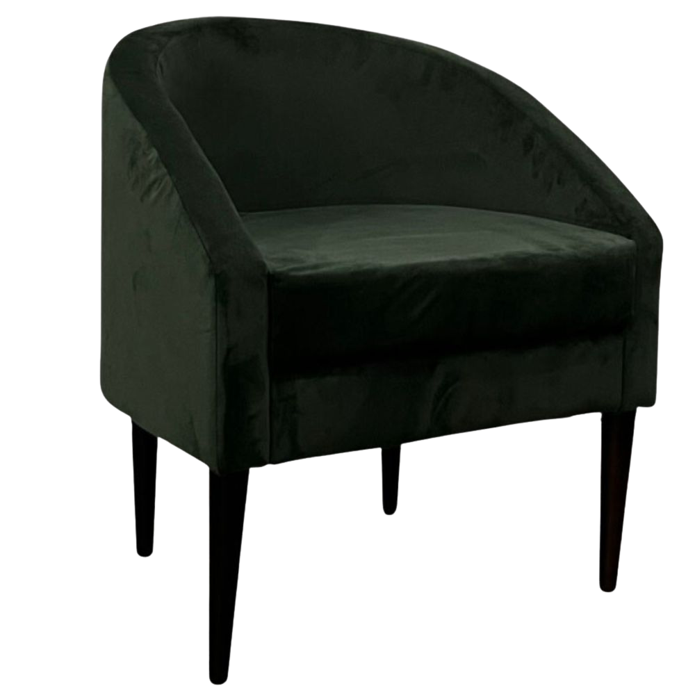 Poltrona Pepê Veludo Inca Verde