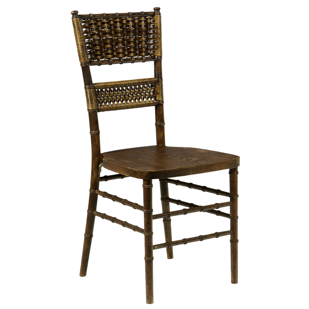 Cadeira Itália Madeira Encosto Palha