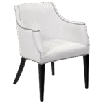 Poltrona Tania Camurça Branco(a)