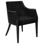 Poltrona Tania Camurça Preto(a)