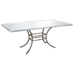 Tampo Espelho Friso Prata com Base Bambu Ferro