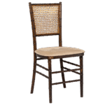 Cadeira Pandoro Madeira com Assento Camurça Fendi