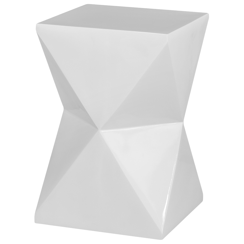 Pufe Ampulheta Branco(a)