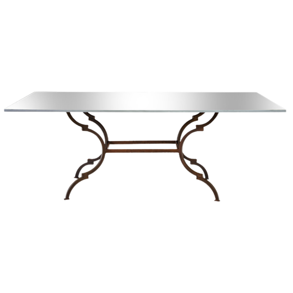 Tampo Espelho Friso Prata com Base Suva