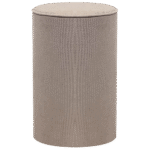 Pufe Tamborete Capa Linho Fendi