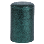 Pufe Tamborete Capa Paetê Verde