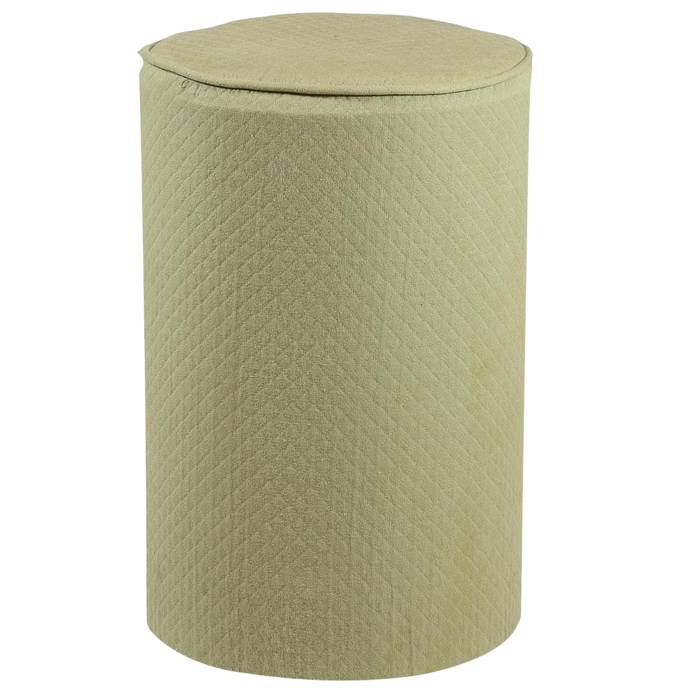 Pufe Tamborete Capa Provence Matelassê Pistache