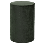 Pufe Tamborete Capa Veludo Inca Verde