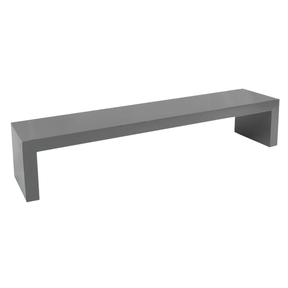 Banco/Mesa "U" Invertido Laca Estreito