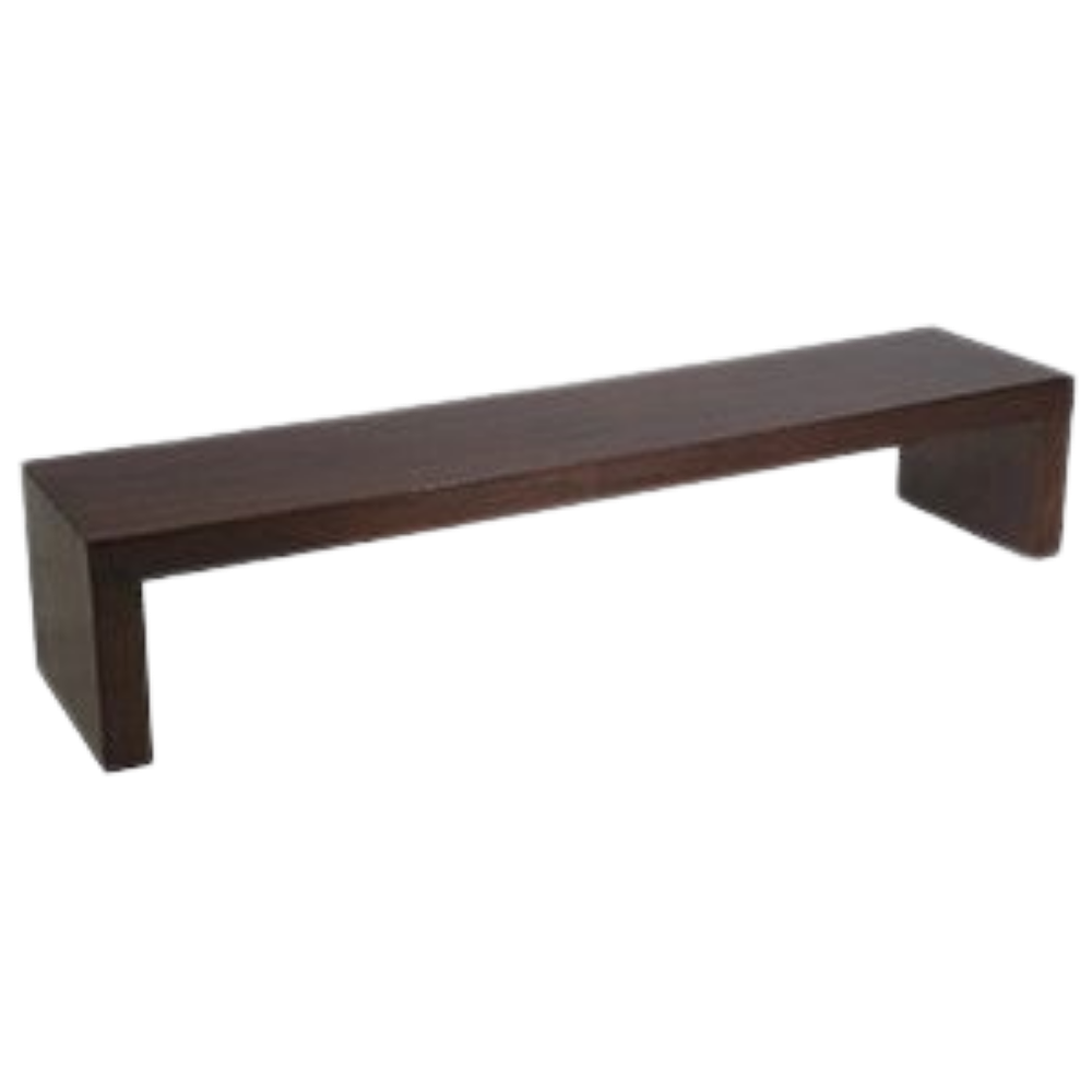 Banco/Mesa "U" Invertido Madeira Natural Estreito