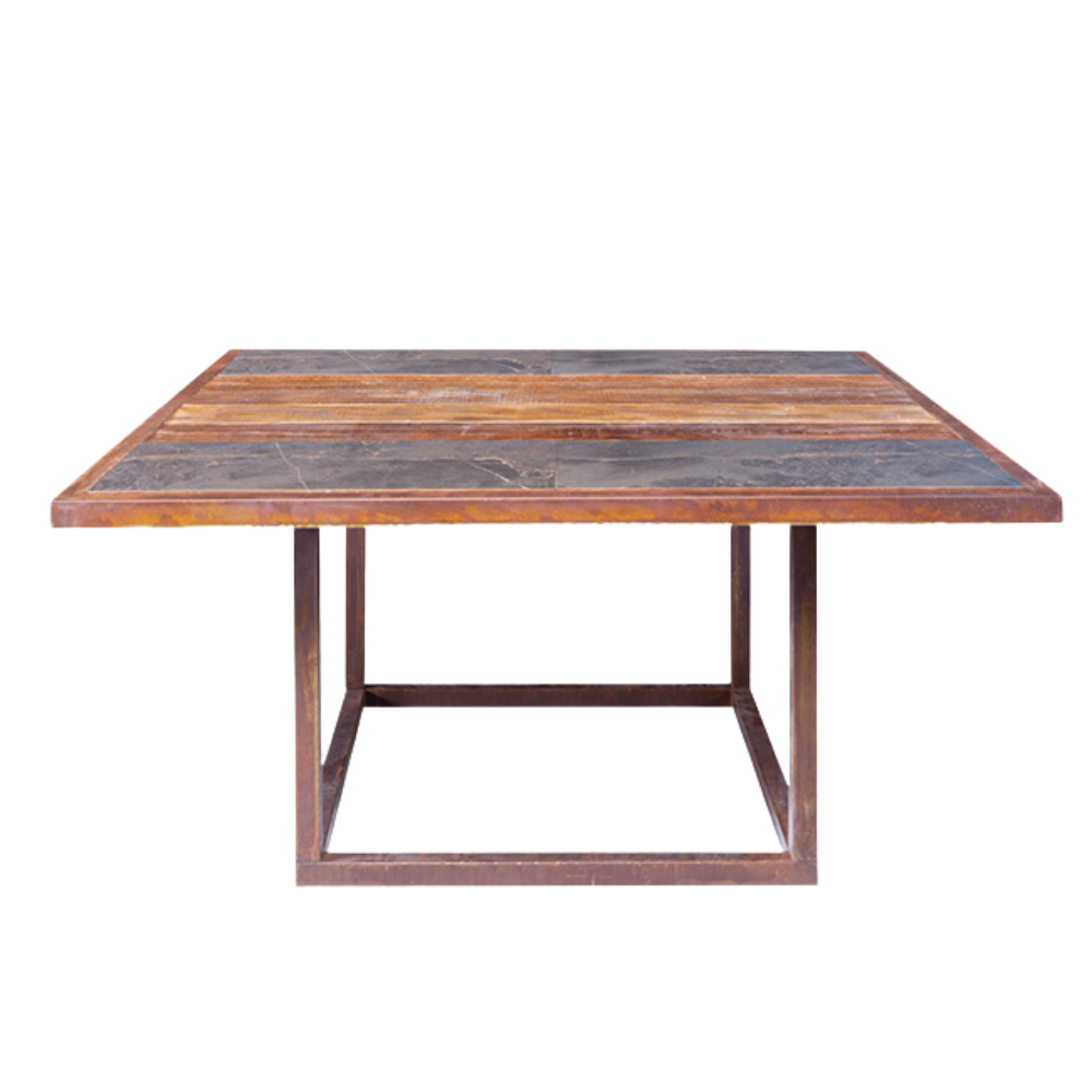 Mesa Catarina Centro em Madeira de Demolição