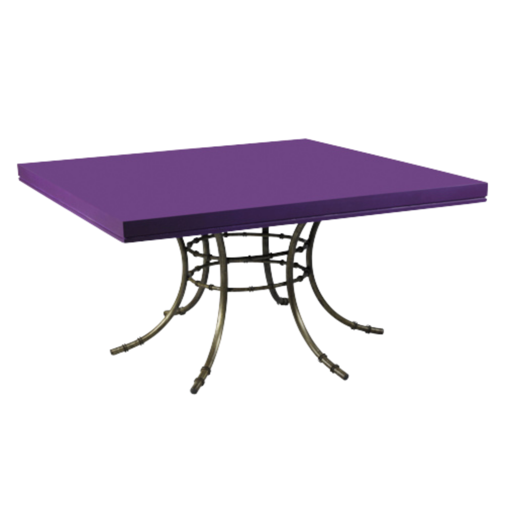 Tampo Laca Vênus com Base Bambu Ferro Cinza