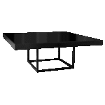 Tampo Laca com Borda e Encaixe para Vidro com Base Aresta