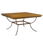 Tampo Quadrado Madeira Ripado