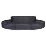 Banco S Oval com Encosto Central