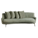 Sofá Acqua Bouclê Verde Oliva