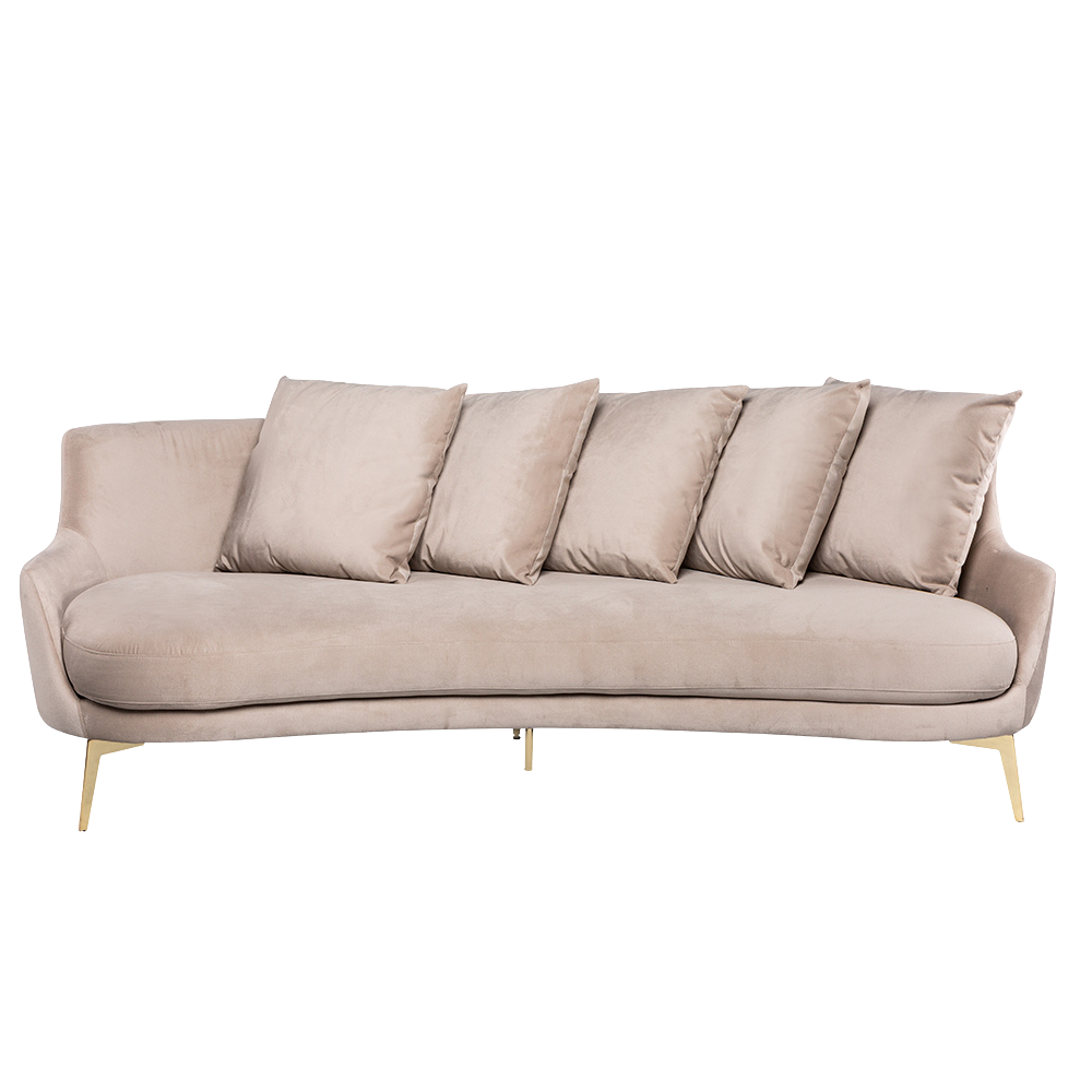 Sofá Acqua Camurça Gelo