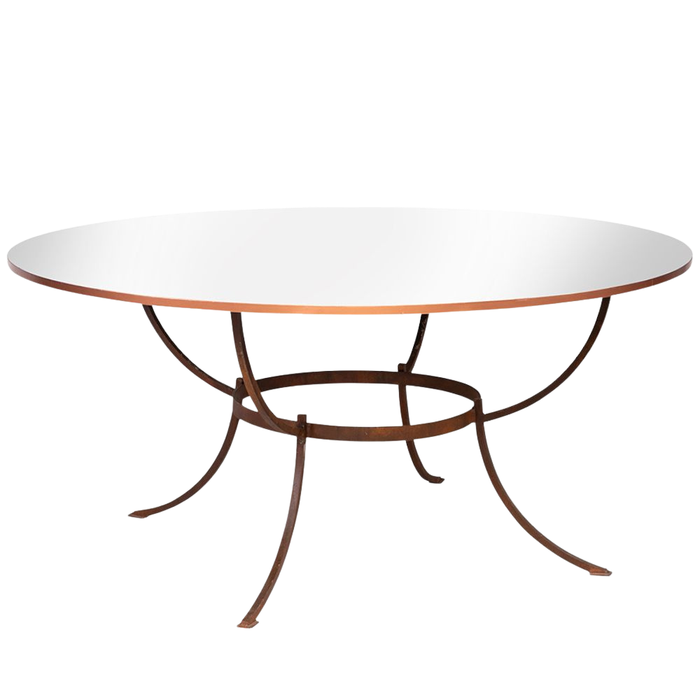 Tampo Espelho Friso Dourado com Base Suva