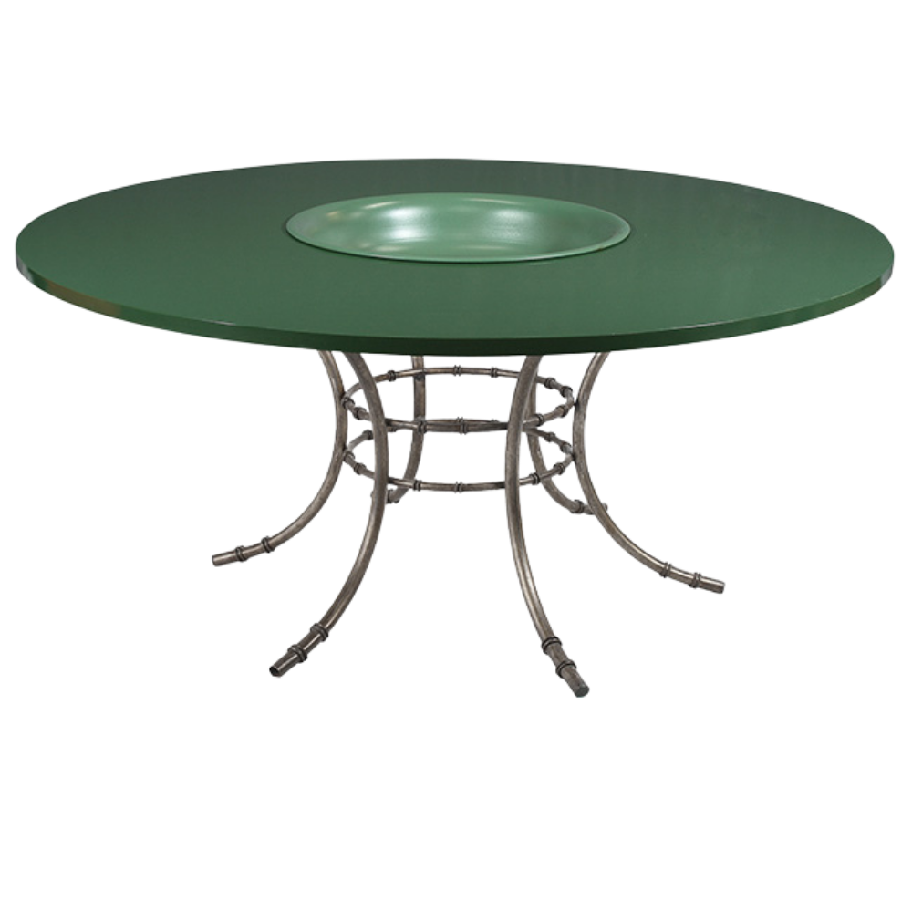 Tampo Laca com Furo e Bacia com Base Bambu