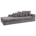 Sofá Cipriani Capa Veludo Andorra Cinza