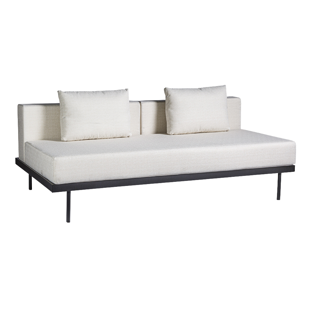 Sofá Elza Modular Cru - 2 Lugares