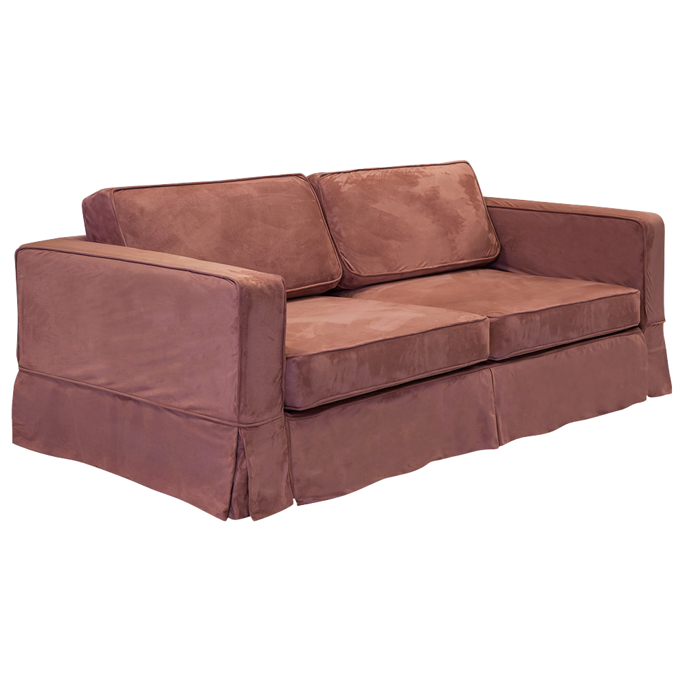 Sofá Eva Capa Camurça Rosê - Componível
