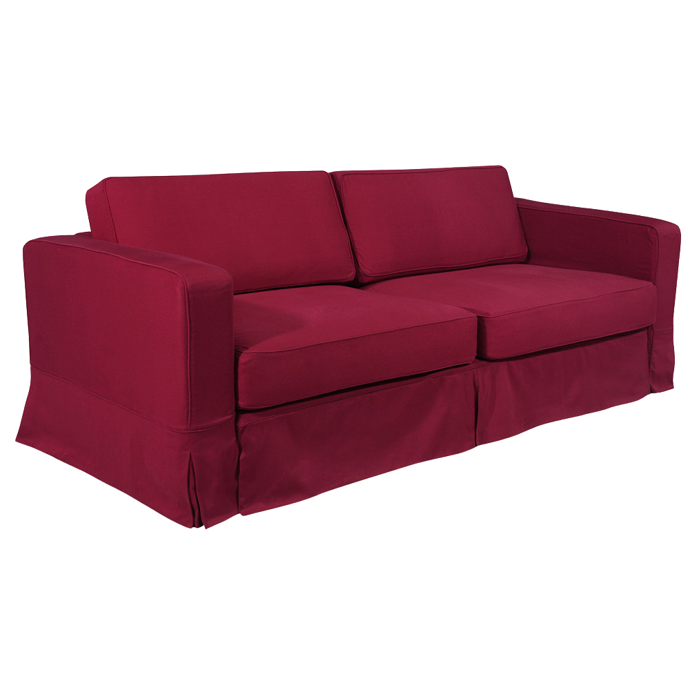 Sofá Eva Capa Sarja Vinho - Componível